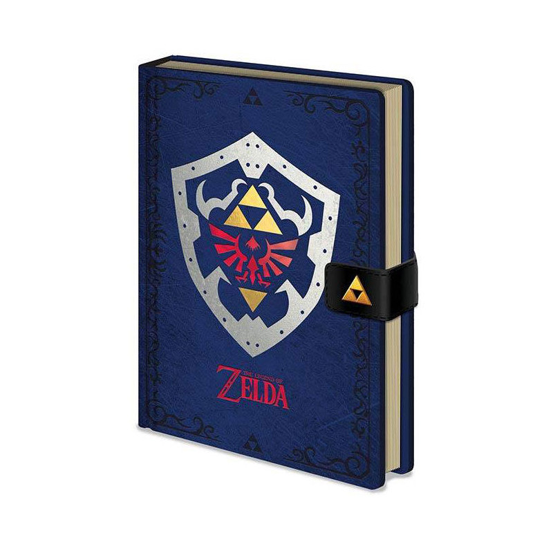 Cuaderno A5 premiun Escudo The Legend of Zelda